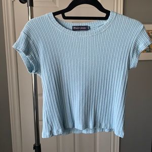 Vintage blue baby tee